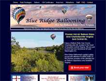 Tablet Screenshot of blueridgeballoon.com